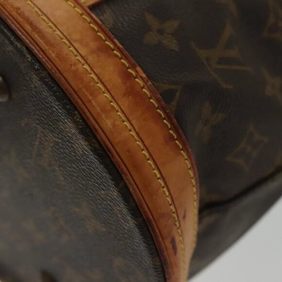 LOUIS VUITTON Monogram Bucket GM Shoulder Bag M42236 LV Auth 138021 - Picture 14 of 16